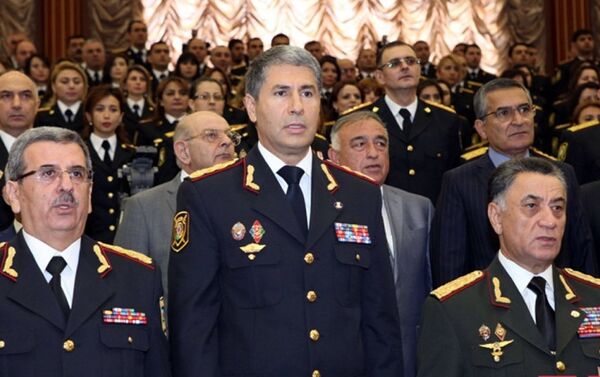 Церемония, посвященная 98-й годовщине со дня создания азербайджанской полиции - Sputnik Азербайджан
