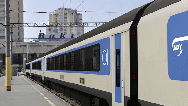 Поезд холдинга Stadler Rail Group - Sputnik Азербайджан