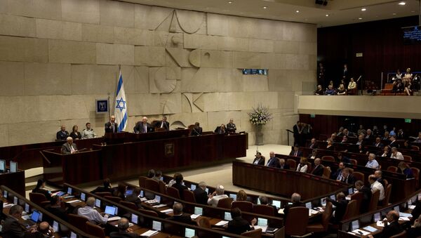İsrail Parlamenti Knessetin iclası. Arxiv şəkli - Sputnik Azərbaycan