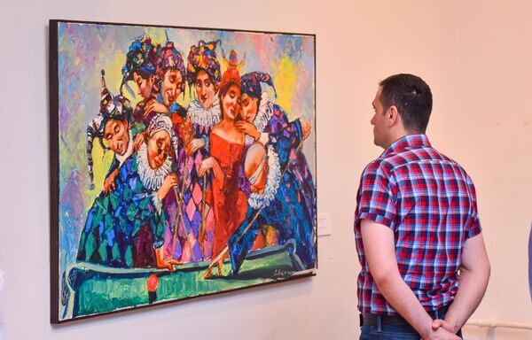 Выставка Байрама Саламова - Sputnik Азербайджан