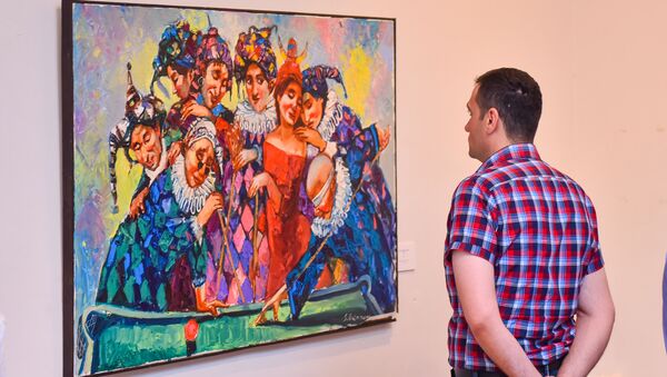 Выставка Байрама Саламова - Sputnik Азербайджан