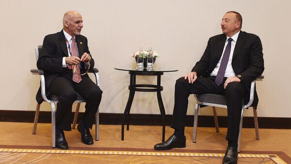 Состоялась встреча между президентами Азербайджана и Афганистана Ильхамом Алиевым и Ашрафом Гани - Sputnik Азербайджан