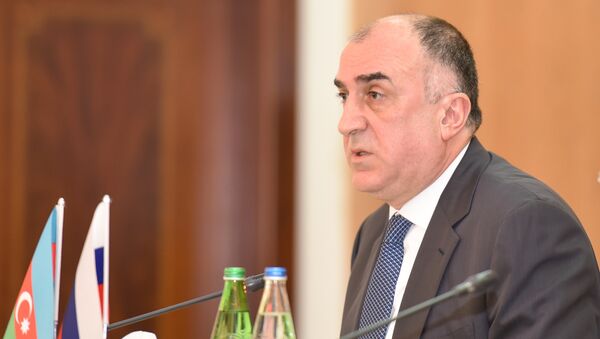 Министр иностранных дел Азербайджана Эльмар Мамедъяров - Sputnik Азербайджан