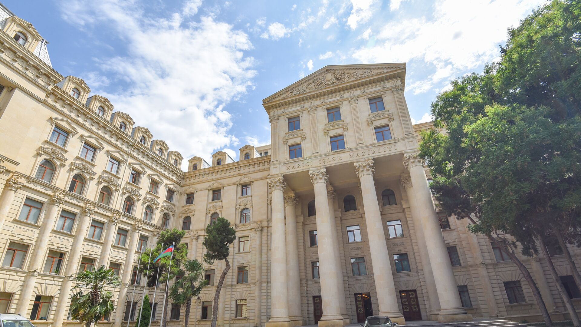 Здание Министерства иностранных дел Азербайджанской Республики в Баку - Sputnik Азербайджан, 1920, 20.06.2021