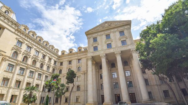 Здание Министерства иностранных дел Азербайджанской Республики в Баку - Sputnik Азербайджан