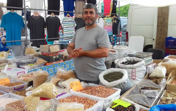 Рынок города Кемер - Sputnik Азербайджан