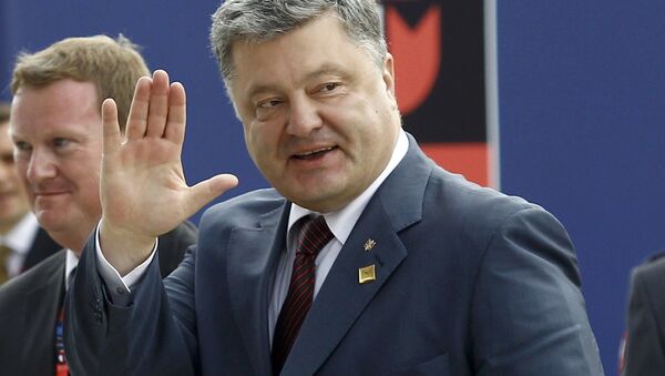 Президент Украины Петр Порошенко - Sputnik Азербайджан