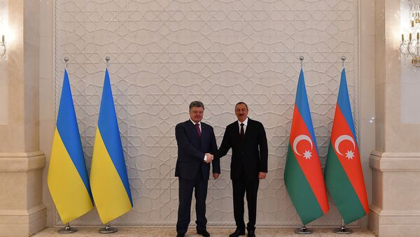 Церемония официальной встречи Президента Украины Петро Порошенко - Sputnik Азербайджан