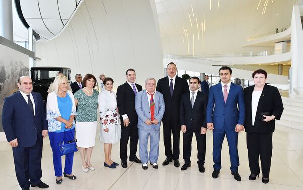 Состоялась официальная церемония проводов азербайджанской делегации, которая примет участие в XXXI Летних Олимпийских играх - Sputnik Азербайджан