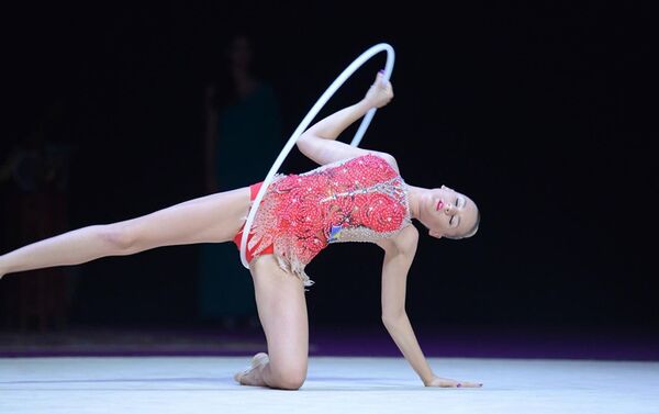Bakıda bədii gimnastika üzrə Dünya Kuboku yarışlarının ilk günü start götürüb - Sputnik Azərbaycan