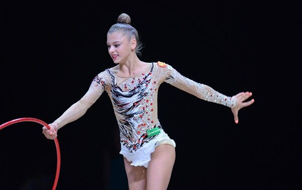 Bakıda bədii gimnastika üzrə Dünya Kuboku yarışlarının ilk günü start götürüb - Sputnik Azərbaycan
