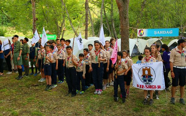 Международный лагерь скаутов Wonderland Azərbaycan 2016 - Sputnik Азербайджан