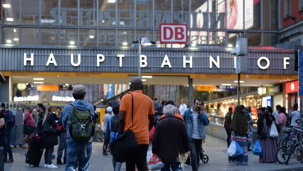 Münchner Hauptbahnhof evakuiert - Sputnik Azərbaycan
