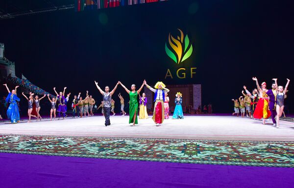 Открытие Кубка мира по художественной гимнастике в Баку - Sputnik Азербайджан