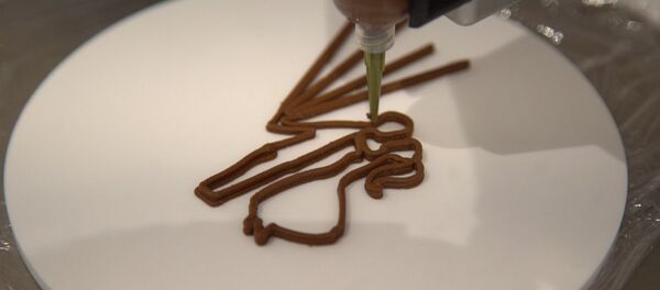 Напечатанная еда: первый ресторан на основе 3D-технологии открылся в Лондоне Напечатанная еда: первый ресторан на основе 3D-технологии открылся в Лондоне - Sputnik Азербайджан