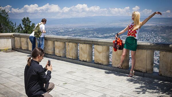Туристы в Тбилиси - Sputnik Азербайджан
