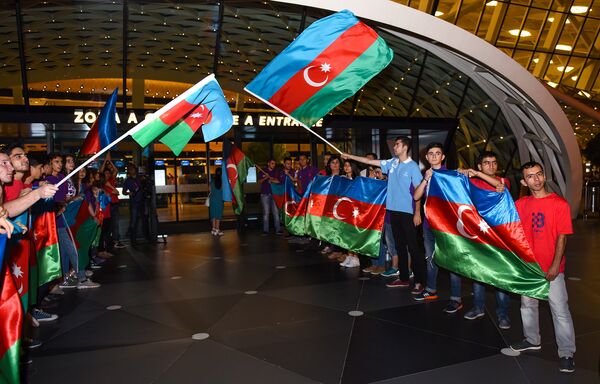 Проводы азербайджанских олимпийцев - Sputnik Азербайджан