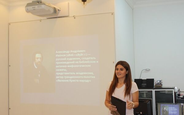 Бакинским студентам и школьникам рассказали о жизни и творчестве русского художника Александра Иванова - Sputnik Азербайджан