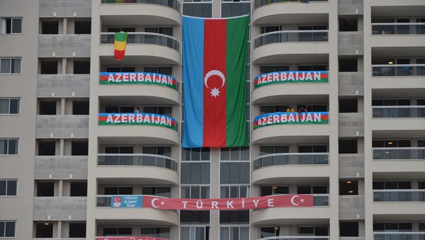 Rio-de-Janeyroda Azərbaycan bayrağı - Sputnik Azərbaycan
