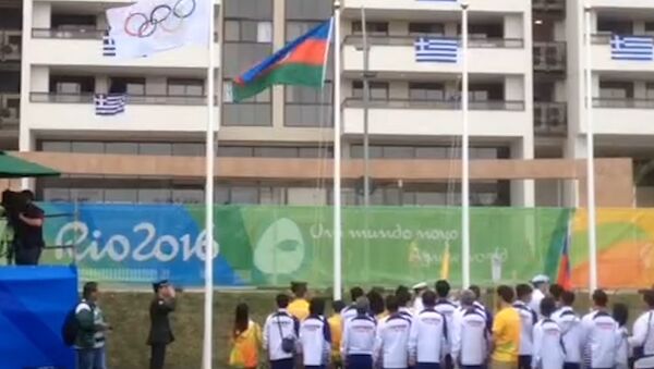 Азербайджанский флаг торжественно поднят в Рио-де-Жанейро - Sputnik Азербайджан