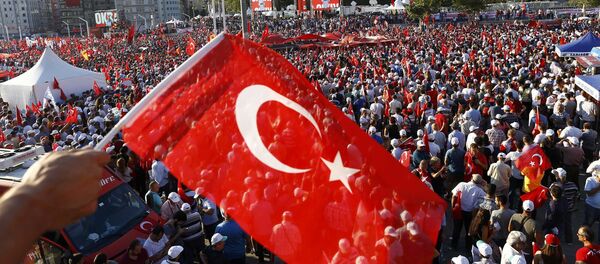 Митинг в Стамбуле. Архивное фото - Sputnik Азербайджан