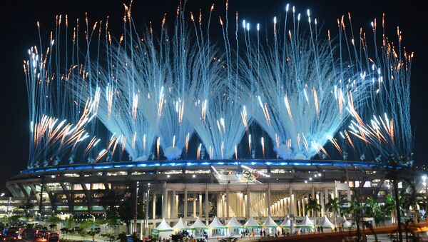 The opening ceremony at the XXIX Summer Olympic Games in Rio de Janeiro - Sputnik Azərbaycan