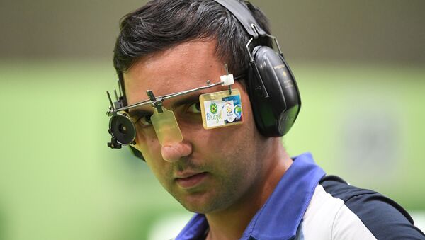 Представитель сборной команды Азербайджана Руслан Лунев занял 15-е место среди 48 стрелков - Sputnik Азербайджан