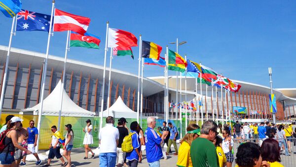 Rio-de-Janeyroda keçirilən XXXI Yay Olimpiya Oyunlarının ikinci günü - Sputnik Azərbaycan