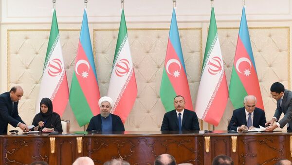 Церемония подписания азербайджано-иранских документов - Sputnik Азербайджан