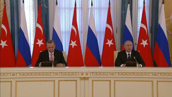 Путин и Эрдоган рассказали об итогах встречи в Санкт-Петербурге - Sputnik Азербайджан