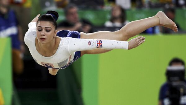 Художественная гимнастика, финал. Выступление Клаудии Фрагапэйн (Великобритания) - Sputnik Азербайджан