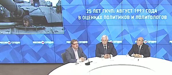 Видеомост Москва-Минск-Астана-Кишинев: 25 лет без СССР - Sputnik Азербайджан