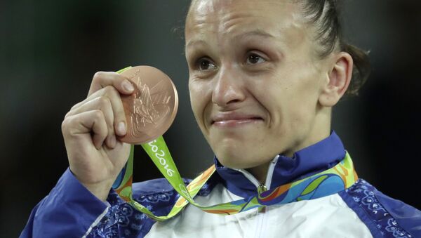 Наталья Синишин завоевала бронзу - Sputnik Азербайджан