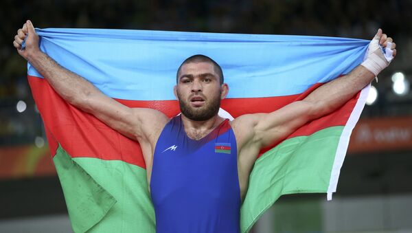 Олимпийский чемпион Лондона-2012, бронзовый призер Игр-2016 Шариф Шарифов - Sputnik Азербайджан
