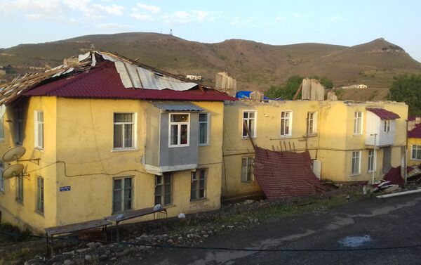 Daşkəsən rayonunda baş vermiş təbii fəlakət ciddi dağıntılara səbəb olub - Sputnik Azərbaycan