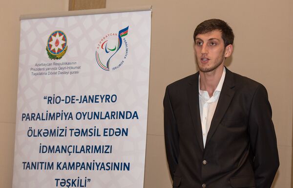 Встреча с азербайджанскими спортсменами-участниками летних Паралимпийских игр 2016 года - Sputnik Азербайджан
