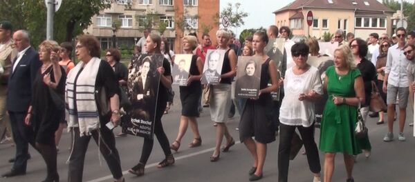 Марш живых в память о Холокосте прошел в Литве Марш живых в память о Холокосте прошел в Литве - Sputnik Азербайджан