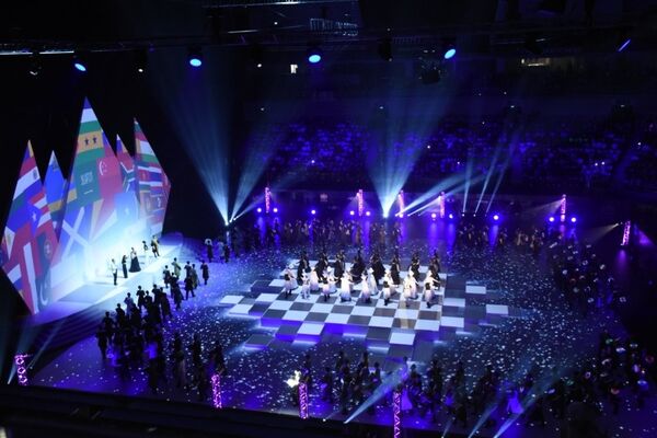 Открытие 42-й Всемирной Шахматной Олимпиады в Баку. - Sputnik Азербайджан