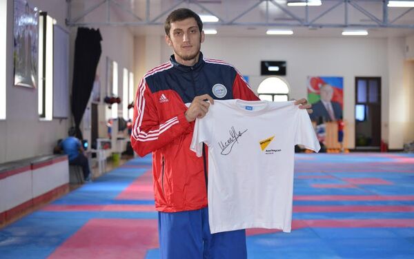 Олимпийский чемпион Рио-2016, тхэквондист Радик Исаев - Sputnik Азербайджан