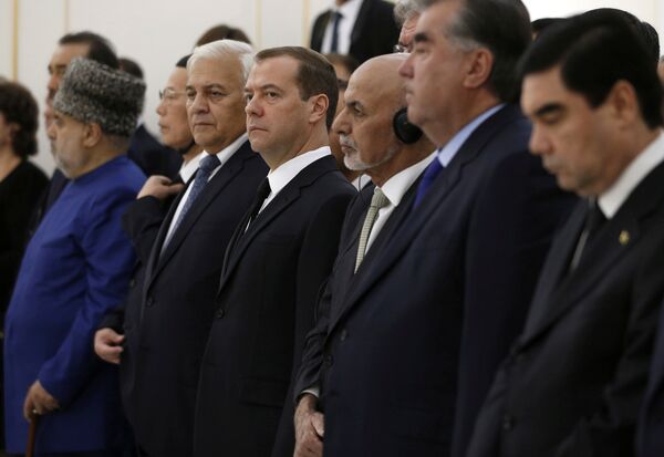 Иностранные делегации на похоронах Ислама Каримова - Sputnik Азербайджан