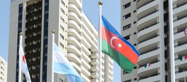 В Паралимпийской деревне в Рио подняли флаг Азербайджана В Паралимпийской деревне в Рио подняли флаг Азербайджана - Sputnik Азербайджан