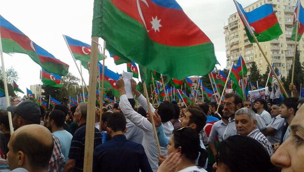 Митинг оппозиции в Баку. Архивное фото - Sputnik Азербайджан