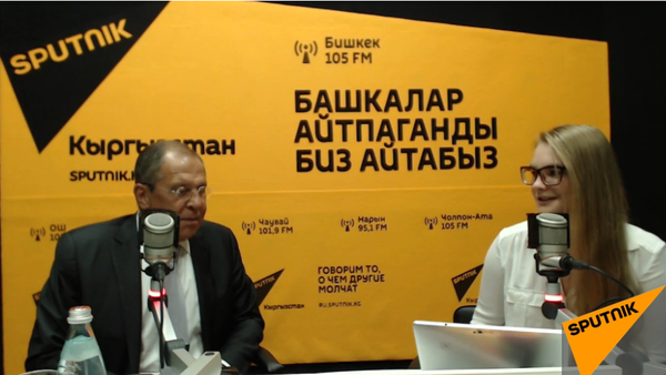 LIVE: Беседа с Лавровым на радио Sputnik Кыргызстан - Sputnik Азербайджан