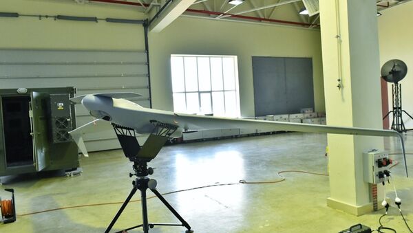 İlham Əliyev “Zərbə” pilotsuz uçuş aparatlarının təqdimatında iştirak edib - Sputnik Азербайджан