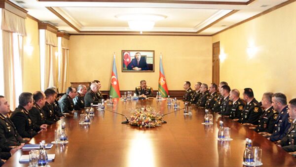 Состоялось служебное совещание в Министерстве Обороны - Sputnik Азербайджан