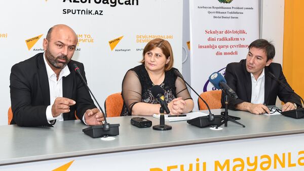 Пресс-конференция Как относиться и что считать религиозной пропагандой? в Международном пресс-центре Sputnik Азербайджан - Sputnik Азербайджан