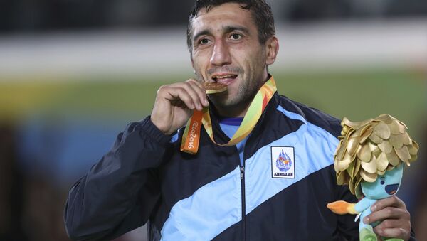 XV yay Paralimpiya oyunlarının qızıl medalçısı Ramil Qasımov - Sputnik Azərbaycan