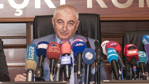 Председатель Центральной избирательной комиссии Азербайджана Мазахир Панахов - Sputnik Azərbaycan