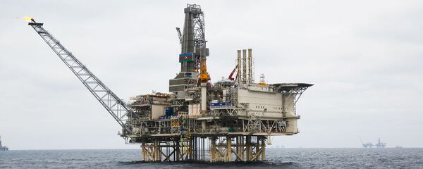 Газовое месторождение Гюнешли, архивное фото Газовое месторождение Гюнешли, архивное фото - Sputnik Азербайджан