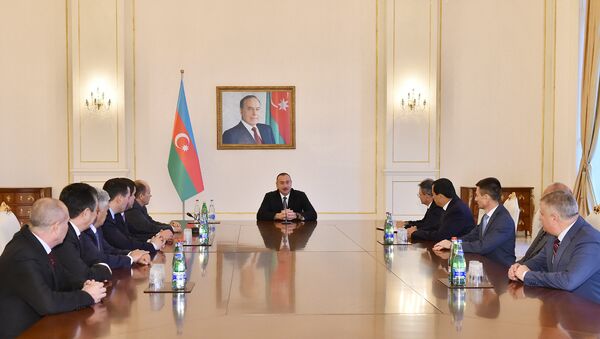 Ильхам Алиев принял участников проходящего в Баку заседания Совета руководителей органов безопасности и спецслужб государств–участников СНГ - Sputnik Азербайджан